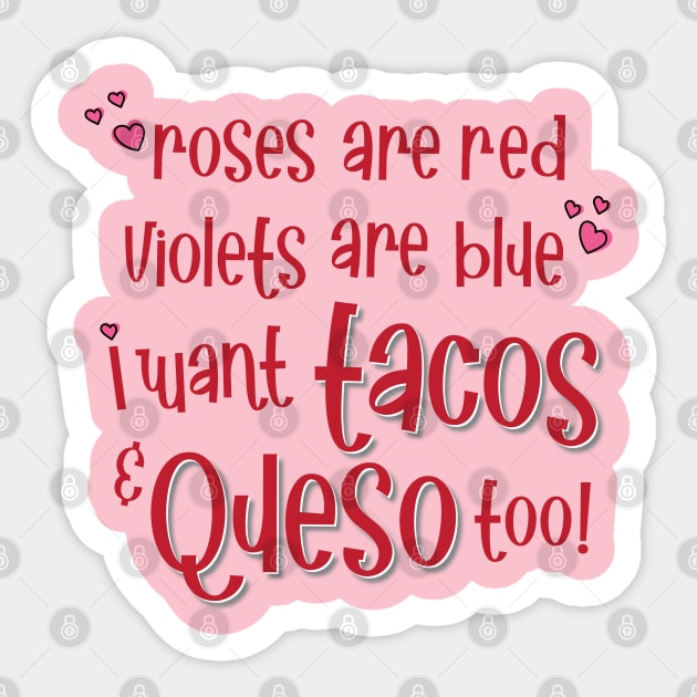 Roses are Red Valentine Sticker by fineaswine